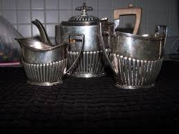 Antique Sterling 3 piece Tea set. Mark Willis. Sheffield ...