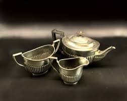 Antique Silver-plated Tea Set by William Hutton & Sons Ltd ...
