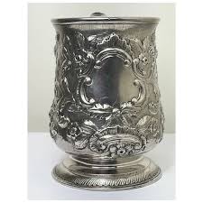 George III English Sterling Gilded Silver Baluster Mug ...