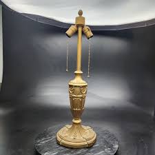 Antique Royal Art Glass Co. Floral Lamp Base Only 🌸 | eBay