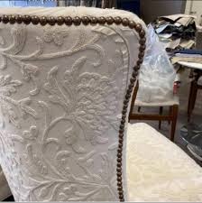 Crewel Embroidery Fabric-kashmir Crewel-beige on White-myth Waar Daar - Etsy