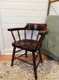 Firehouse Captain's Barrel Chair | eBay