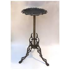 Bradley & Hubbard Signed 1890's Cast Iron Pedestal Table ...