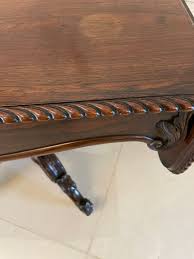 Outstanding Quality Victorian Carved Rosewood Sofa Table For ...