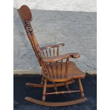 1950s Anglo Inglo-Indian Carved Walnut Rocking Chairs | Chairish