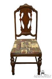 CHICASAW FURNITURE European English Tudor Style Dining Side Chair | eBay