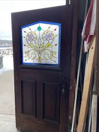 an antique Stained And Textured Glass Transom Window door 39.75 x 83 7/8 x 2 1/4 | eBay