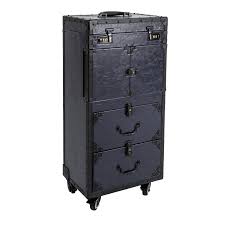 Professional Makeup Case Rolling Cosmetology Case Metal Beauty Travel Luggage | eBay