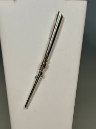 STERLING SILVER AND GOLD WRAP STRAIGHT PIN/BROOCH MB177 ...