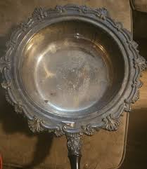 Large Vintage Silverplate Chafing Dish w/Wood Handle Deep | eBay