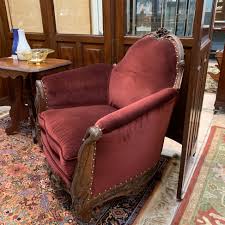 Antique Victorian Bergère Chair – Great Oaks Antiques