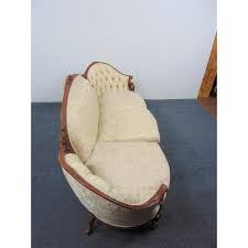 Louis XV Style Carved Walnut Sofa | Chairish