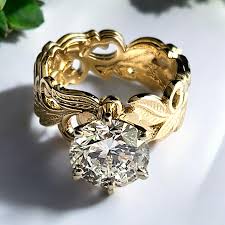 14k Hawaiian Scroll, 3ct. Diamond Ring – Genova Hawaiian ...