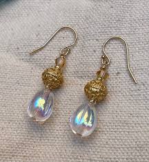 Albia Earrings: 14K Gold-Filled Findings with Aurora ...