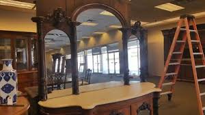 Antique Sideboard with Mirror and Marble Top | eBay