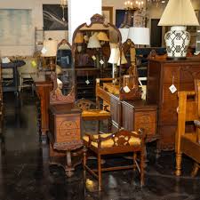 Vintage Federal Revival Style Vanity with Mirror and Bench | Grandview Mercantile