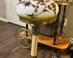 Antique Hurricane Lamp 31 Inches Tall - Etsy