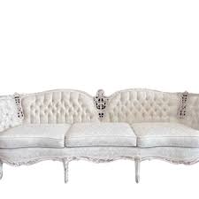 Tufted Vintage Couch "Mama Ivory" - Making It Matthews