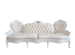 Ivory Vintage Tufted Couch - Making It Matthews