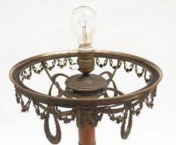 Vintage Gallé-Style Table Lamp, 1920s for sale at Pamono