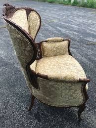 Mahogany Carved Parlor Chair / Armchair | eBay