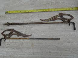 Victorian Antique Swing Arm Curtain Rods, Rare Hardware,free ...