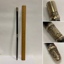 VINTAGE or ANTIQUE CONDUCTORS BATON STERLING SILVER MOUNTS ...