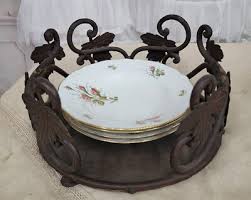 Victorian Trading Rustic Grape Vine Metal Dinner Plate ...