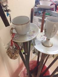 Bird Feeder Tea Cup ~ Whimsical~enhance Your Yard~free ...