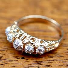 Electra 14k Gold and Diamond Ring : Museum of Jewelry