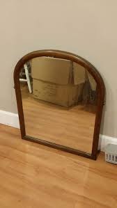 Vintage Wooden Mirror with Swivel Dresser Attachment | eBay
