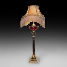 Oil Table Lamp in Brass for sale at Pamono