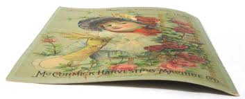 large 1885 McCORMICK HARVESTING MACHINE CO. Victorian Trade ...