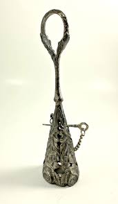 Pewter Tussie Mussie VTG Made in Taiwan Nosegay Flower ...