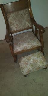 Antique Solid Oak Rocking Chair