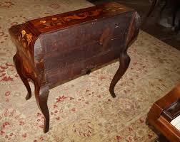 19th Century Inlaid Mahogany Slant Front Secretary Desk Attributed to Horner For Sale at 1stDibs