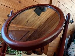 Antique Geisha Maiko Japanese Small Vanity Makeup Stand & Mirror With 2 drawers | eBay