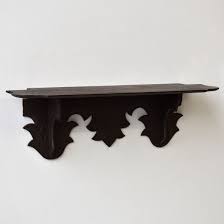 Antique Victorian Mahogany Wall Shelf with Carved Details, Circa Late 19th Century — portmanteau new york