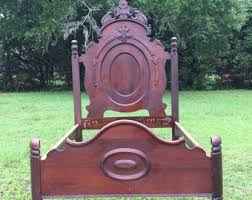 Antique Bed, Wood Bed, Ornate Headboard, Farmhouse, Bedroom Decor, Vintage Furniture, Guest Room, Full Size Bed, - Etsy Australia