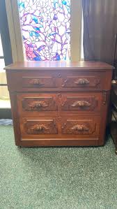 Antique Eastlake Three Drawer Dresser With Hand Carvings - Etsy