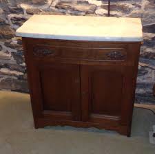 Sold at Auction: Victorian Washstand w/White Marble Top