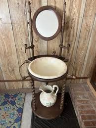 Antique Wooden Wash Stand | eBay