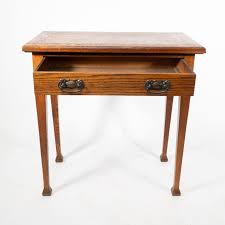 A good quality Arts and Crafts single drawer card or games ...