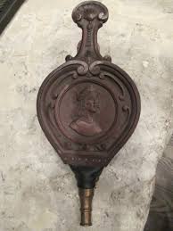 19th Century Carved Walnut Fireplace Bellows — Revival House Antiques19th Century Carved Walnut Fireplace Bellows