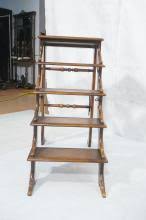 Sold at Auction: Maitland Smith, MAITLAND SMITH STYLE LEATHER BOOKCASE SHELVES LIB