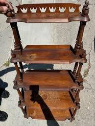 Antique American Victorian Cherry Wood Etagere or Bookshelf for Sale in Los Angeles, CA - OfferUp