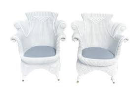 Antique Sculptured Wicker Arm Chairs ~ pair ~ rare ~ 1890s | eBay