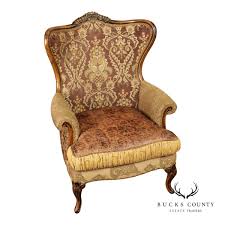 Fabric Original Wingback Chair Antique Chairs for sale | eBay