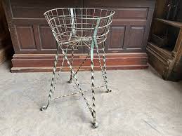 Antique Wrought Iron Plant Stand, Decorative Metal Wire ...