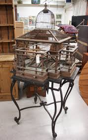 Lot - ARCHITECTURAL BIRDCAGE ON STAND